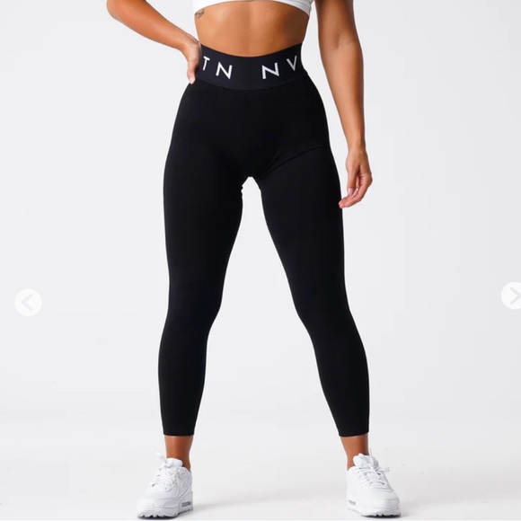 NWT NVGTN Black Sport Seamless Leggings - Picture 2 of 10